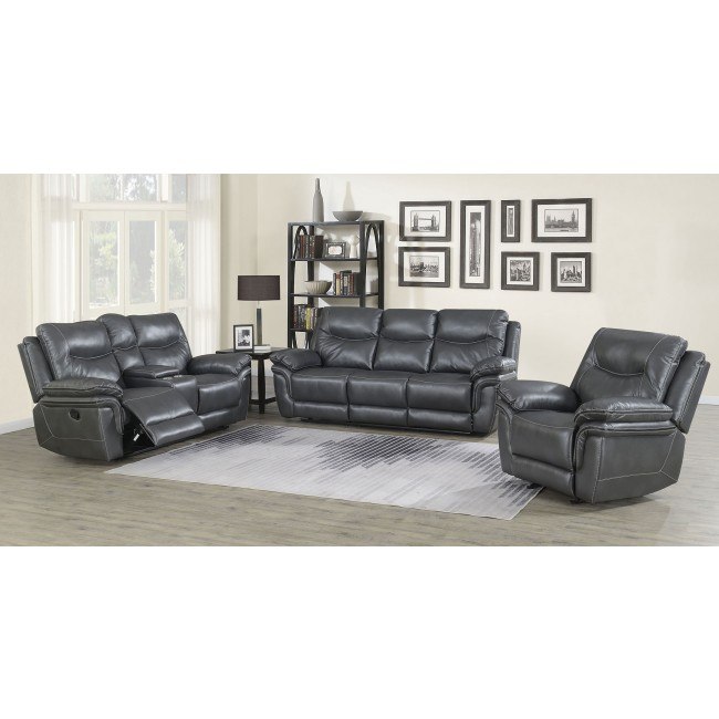 Isabella Reclining Living Room Set Grey Steve Silver Furniture