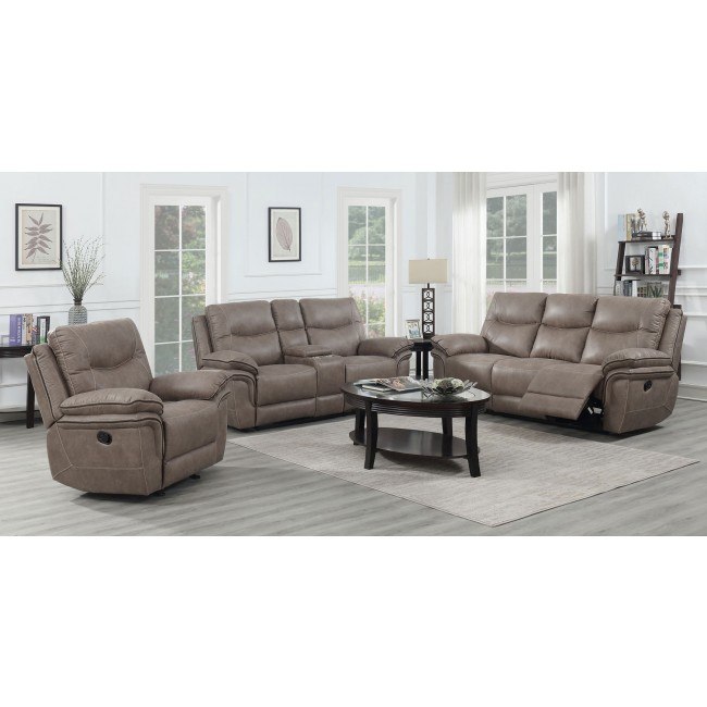 Isabella Reclining Living Room Set Sand Steve Silver Furniture Furniture Cart