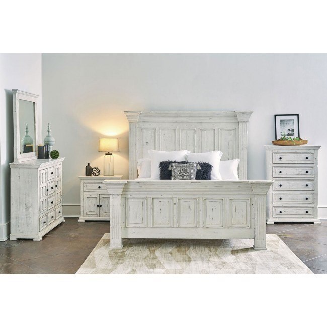 Olivia Panel Bedroom Set (White) Elements Furniture | Furniture Cart