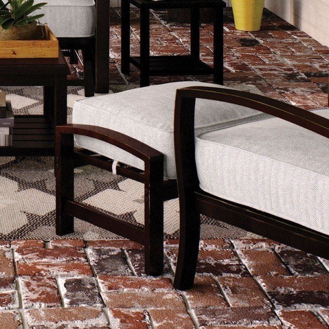 Castle Island Outdoor Ottoman Signature Design Furniture Cart