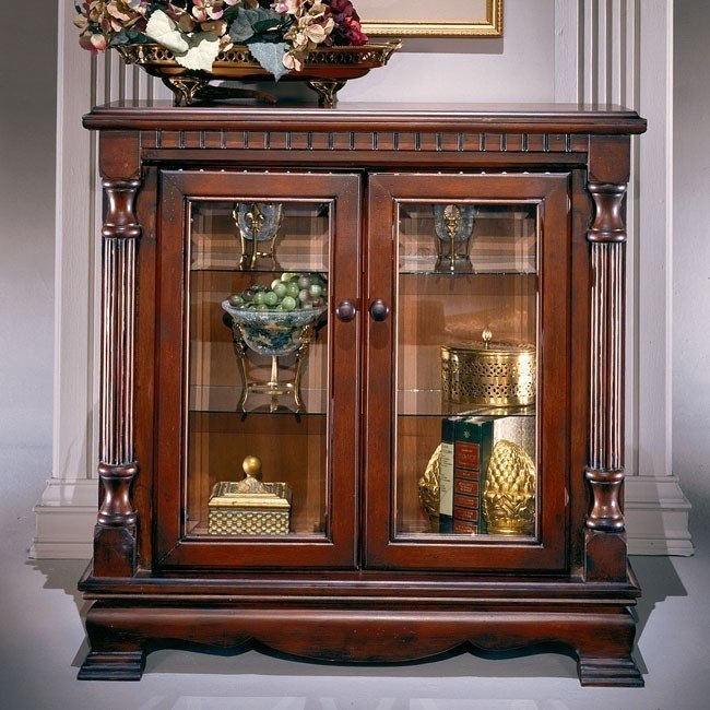 Willmot Curio Cabinet Signature Design Furniture Cart