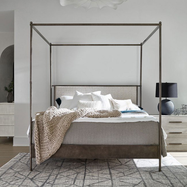 Modern Farmhouse Kent Canopy Bed Universal Furniture Furniture Cart