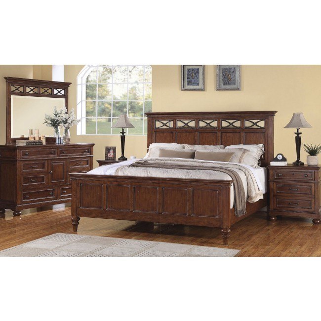 American Heritage Panel Bedroom Set Flexsteel Furniture Cart