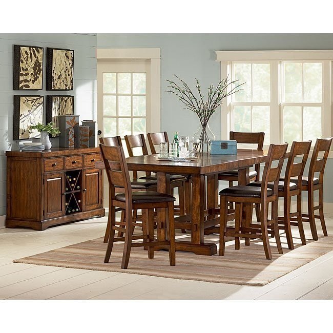 Za Counter Height Dining Room Set Steve Silver Furniture 3 Za Counter Height Dining Room Set