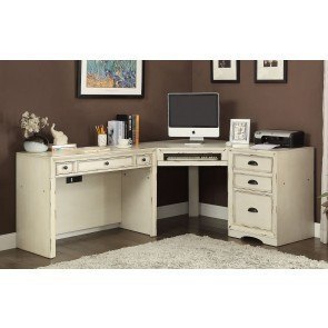Barcelona Bookcase Wall W/ Library Desk Parker House | Furniture Cart