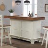 Antique White Home Bar