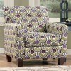 Danielle - Eggplant Accent Chair