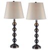 Lucille 2-Pack Table Lamp (Antique Bronze)