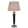 Hayden Table Lamp (Tobacco/Brushed Steel)