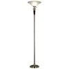 Hayden Torchiere (Tobacco/Brushed Steel)