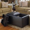 Corridon Burlap Ottoman w/ Storage