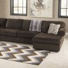 Jessa Place Chocolate Modular Sectional