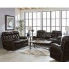 Peoria Reclining Living Room Set (Java)
