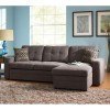 Gus Right Chaise Sectional w/ Pull-Out Bed