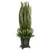 Orchid Leaf Obelisk