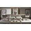 Modern Robards Rectangular Dining Set (Quartz) w/ End Benches