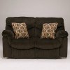 Motivation - Chocolate Reclining Loveseat