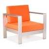 Cosmopolitan Outdoor Arm Chair (Orange)