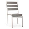 Township Outdoor Dining Armless Chair (Aluminum) (Set of 2)