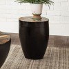 Black Iron Side Table