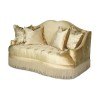 Imperial Court Tufted Loveseat (Pearl)