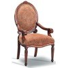 Exposed Wood Accent Chair