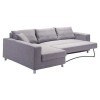 Roxboro Sleeper Sectional (Gray) Zuo Modern | Furniture Cart
