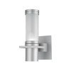 Cilindro 1 Light Outdoor Sconce (Silver)