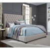 Westerly Upholstered Bed (Light Grey) Standard Furniture | Furniture Cart