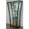Flair Merlot Curio w/ Mirror Back