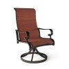 Apple Town Outdoor Sling Swivel Chair (Set of 2)