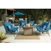 Partanna Square Fire Pit Table Set
