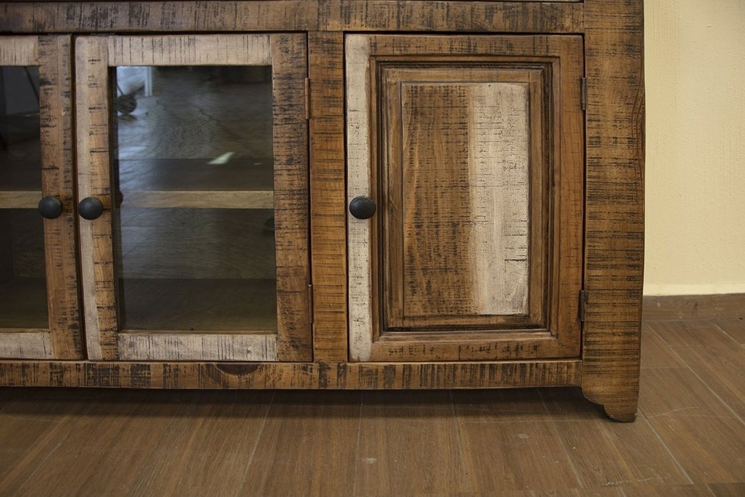 Marquez Console W/ 3 Drawers IFD Furniture Furniture Cart